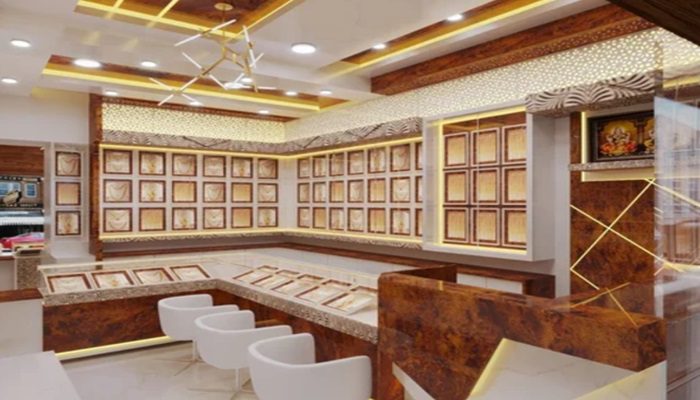 طراحی دکوراسیون طلافروشی برای فروش بیشتر