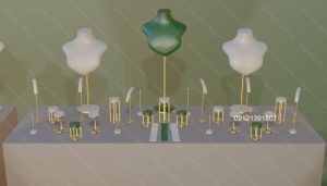 ساخت مانکن و تندیس طلا و جواهر