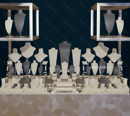 طراحی مانکن طلا و جواهر