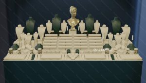 مانکن طلا فروشی لوکس