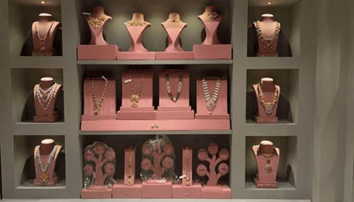 ویترین طلا برای طلای دست ساز