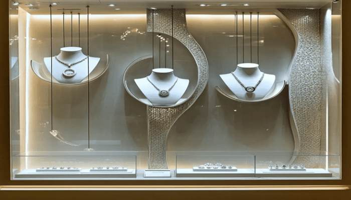 اصول طراحی ویترین مؤثر در صنف طلا