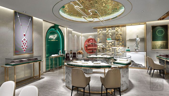 تولید دکور طلافروشی