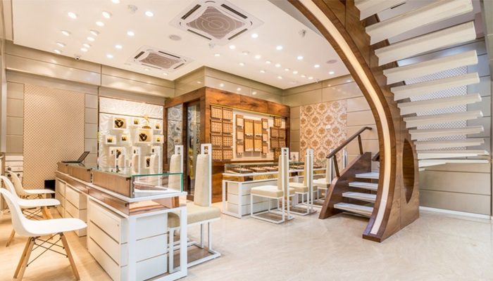 ایده طراحی داخلی جواهرفروشی