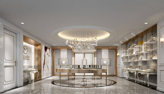 بهترین ترکیب رنگ برای دکور طلافروشی