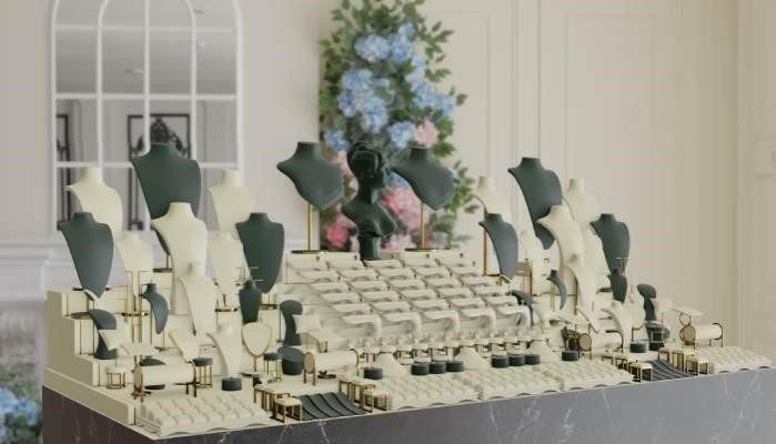 مقایسه ویترین طلافروشی از نظر ابعاد