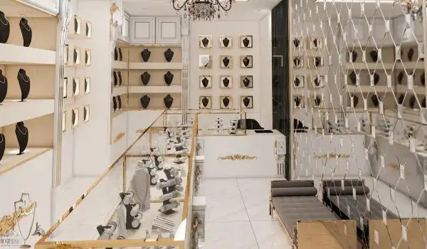 بهره گیری از مانکن طلا فروشی در ویترین