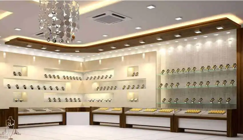 29 مدل دکوراسیون داخلی طلافروشی