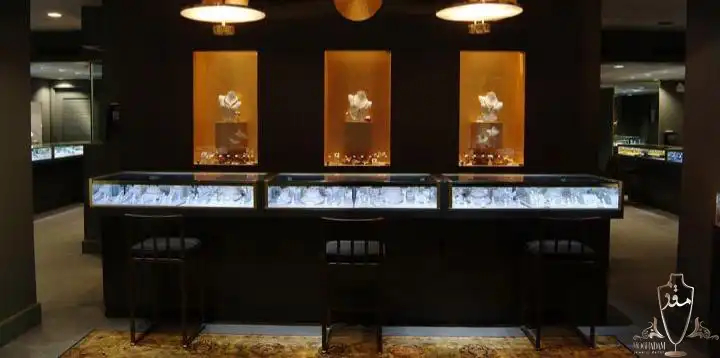 ساخت میز پیشخوان طلا فروشی