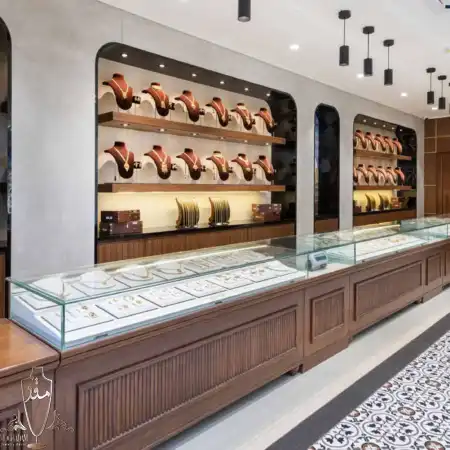 ویترین طلا فروشی خاص