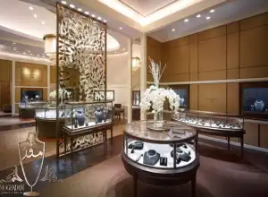 تبدیل ویترین طلا فروشی به یک فضای دلنشین و جذاب