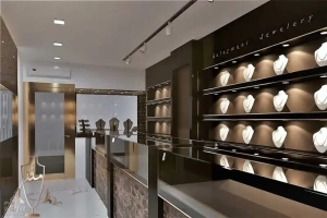 طراحی دکور طلا فروشی بتنی