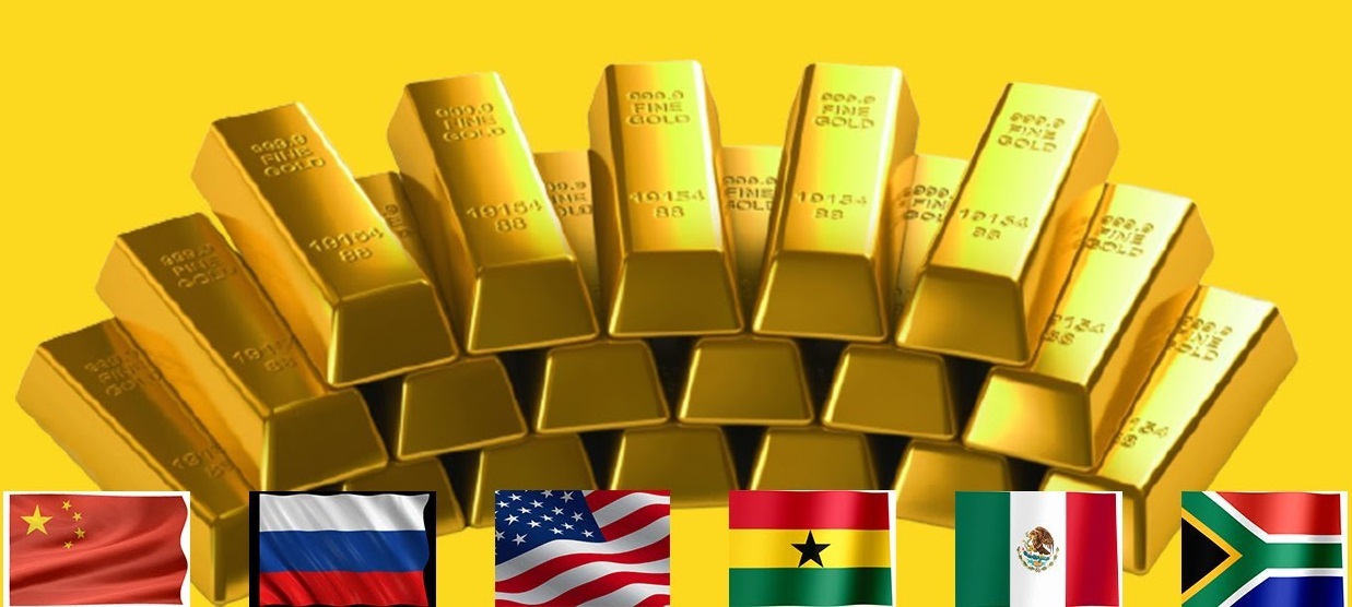10 کشور بزرگ تولیدکننده طلا