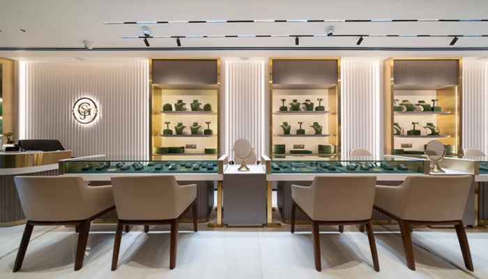 رعایت هارمونی رنگ‌ها در دکور طلافروشی