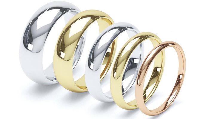 فلزات به کار رفته در جواهرات