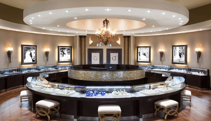 اجرای دکوراسیون طلافروشی با متدهای نوین