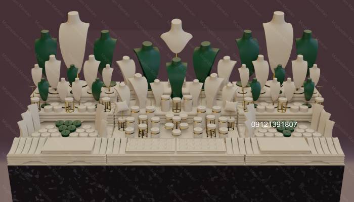 طراحی انواع مانکن طلا نیم ست در تهران