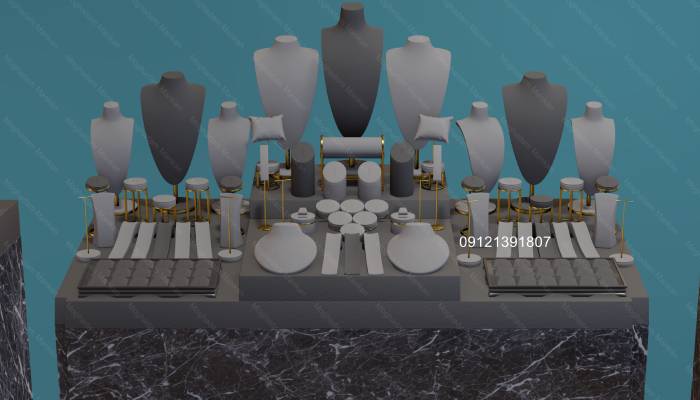 راهنمای چیدمان مانکن در گاو صندوق طلافروشی