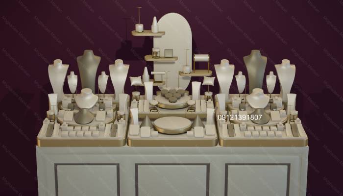 راهنمای چیدمان مانکن در گاو صندوق طلافروشی