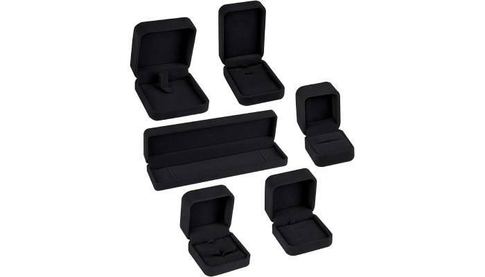 ساخت جعبه طلا و جواهرات مخملی