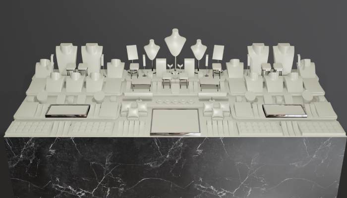 استفاده از فلز برنز و مس در طراحی داخلی طلافروشی