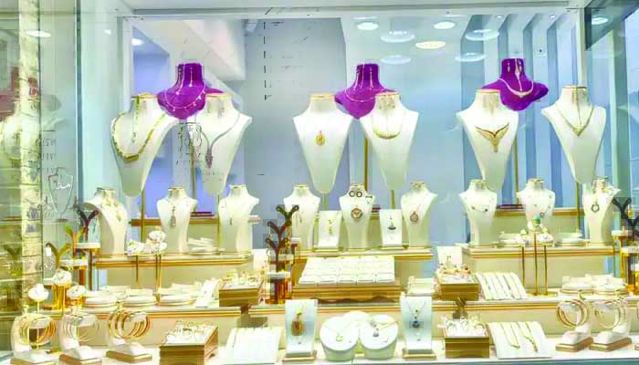 استفاده از ویترین چند لایه برای نمایش عمقی طلا