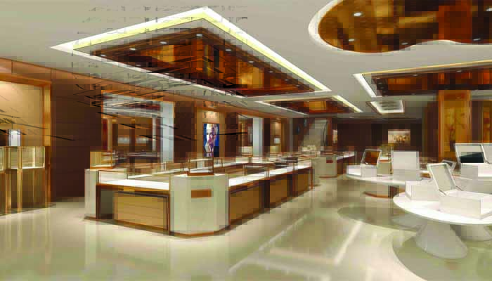 دکوراسیون مینیمال یا کلاسیک برای طلافروشی