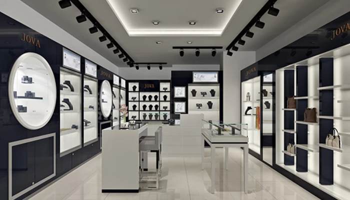 طراحی ویترین طلا برای مغازه‌های گوشه خیابان