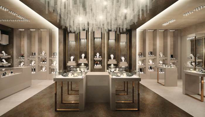 دکور طلافروشی برای برندهای نوپا