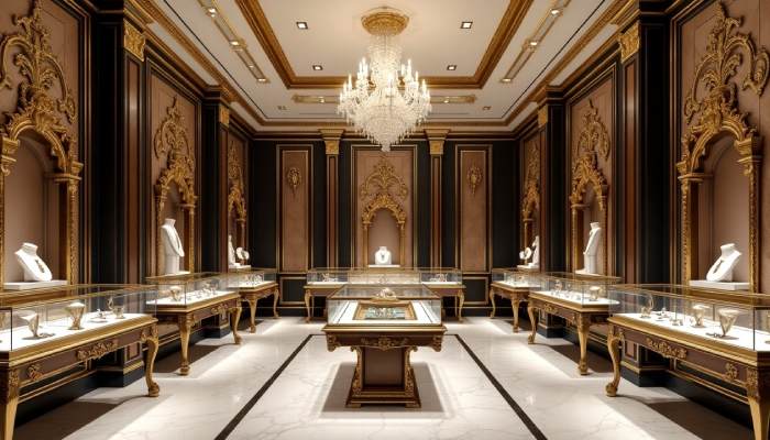 دکور طلا با الهام از جواهرات سلطنتی