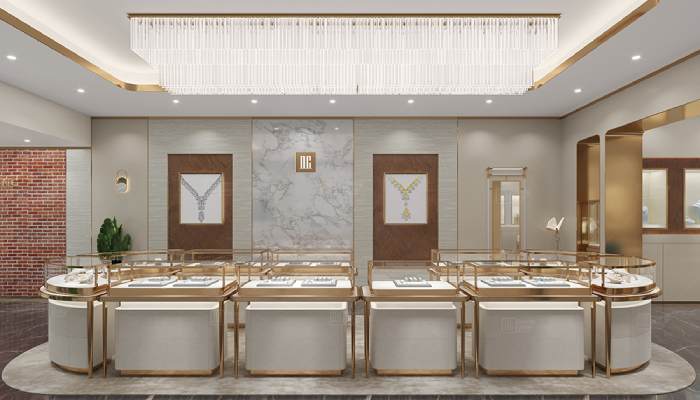 ویترین طلا در فضاهای کم نور