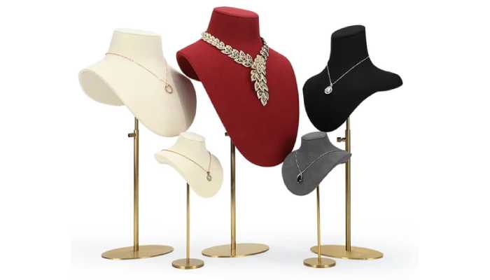 مانکن طلا نیم تنه