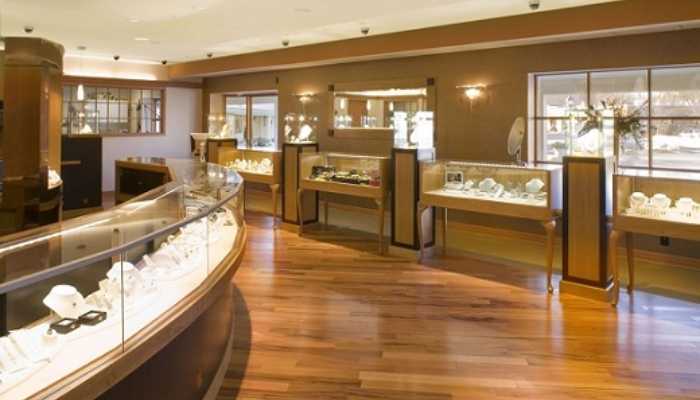 طراحی ویترین طلافروشی با امنیت بالا
