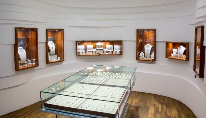 هزینه تجهیزات دکور طلافروشی