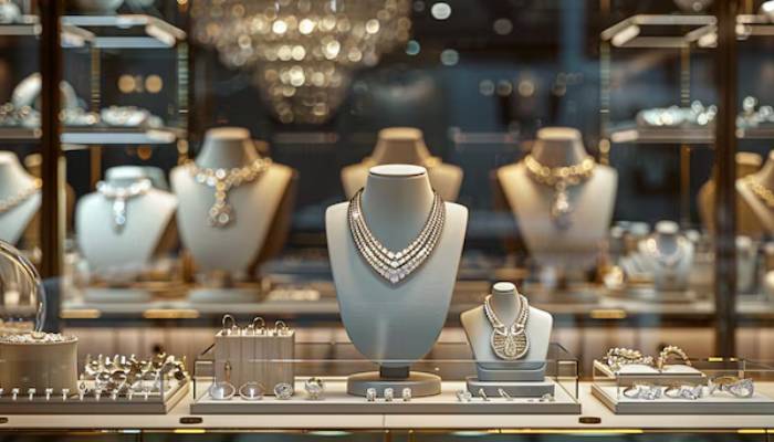 چسب و متریال ویترین طلافروشی