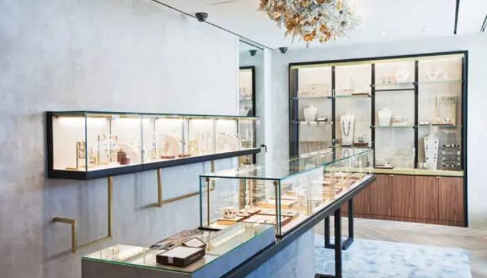 ویترین ضد سرقت طلافروشی