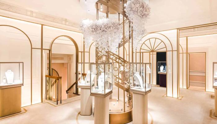 کانسپت طراحی طلافروشی اشرافی